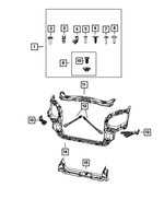 6505863AA - Cooling: Clip for Mopar Image