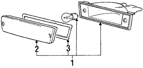 Park & Signal Lamps for 1986 Dodge Colt #1