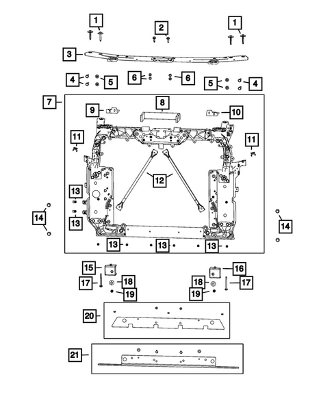 Radiator and Related Parts; Charge Air Cooler for 2025 Jeep Grand Cherokee #0