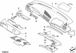 51457003326 - : Trim Panel Foot Controls for BMW Image