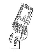 710180E250 - : 2023-2024 Lexus - Seat Back Frame for Lexus: RX350, RX350h, RX450h+, RX500h Image
