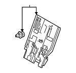718900E150C0 - Body: Seat Back Panel for Lexus Image