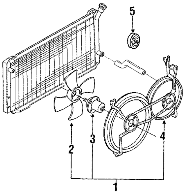 2148684A00 - : Fan Blade for Nissan: Pulsar NX, Sentra Image