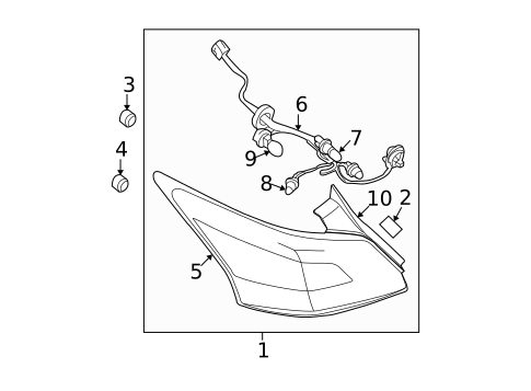 Combination Lamps for 2012 Nissan Maxima #0