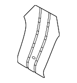52109490541 - Body: Seat Back Heater for BMW: 430i Gran Coupe, 430i xDrive Gran Coupe, i4, M440i Gran Coupe, M440i xDrive Gran Coupe Image