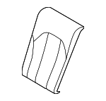 52205A78BE7 - Body: Seat Back Cover for BMW Image