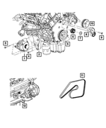 R4896803AA - Electrical: Engine Generator, Remanufactured for Mopar Image