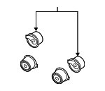 31367057 - : 2016-2021 Volvo Mount Bushing for Volvo: S60, S90, V60, V60 Cross Country, XC60, XC90 Image