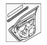 8Y5833051A - Body: Door Shell for Audi Image