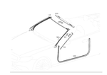 2386900403 - Covering and Lining: Trim Bar for Mercedes-Benz Image