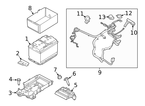 Battery for 2018 Lincoln MKX #0