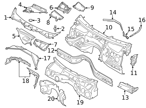 Cowl for 2015 BMW 328i #0