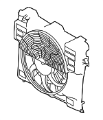 LR020124 - : Fan Assembly for Land Rover: Range Rover Image