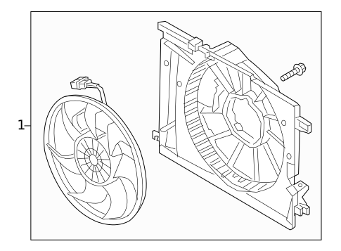 Cooling Fan for 2024 Genesis GV70 #0