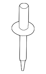 9026904054 - Body: Roof Rail Rivet for Lexus: LX570, NX250, NX350, NX350h, NX450h+, RX350, RX350h, RX450h+, RX500h, TX350, TX500h, TX550h+ Image