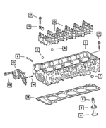 5080045AA - 2.7L Diesel - Mercedes Benz [EX8]: Ball for Dodge: Sprinter 2500, Sprinter 3500 Image