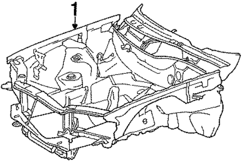 Inner Structure for 1991 Mercedes-Benz 350SD #0
