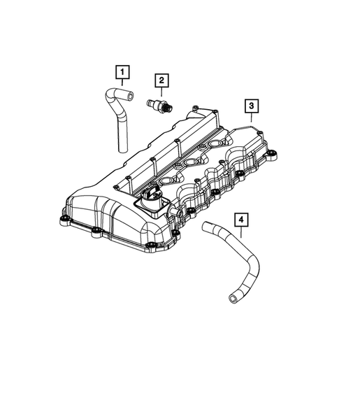 Crankcase Ventilation for 2013 Dodge Dart #0