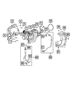 4893677AC - : Turbocharger Gasket, Inlet for Mopar Image