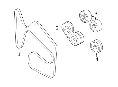 Belts & Pulleys for 2007 Chevrolet Monte Carlo #0