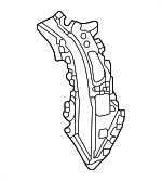 617130E080 - Body: Outer Reinforced for Lexus: RX350, RX350h, RX450h+, RX500h Image