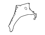 616310E130 - Body: Outer Wheelhouse for Lexus: RX350, RX350h, RX450h+, RX500h Image