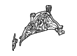 616070E110 - Body: Wheel Housing Side Panel for Lexus Image