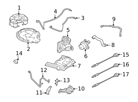 Emission Components for 2012 Volkswagen Jetta #0