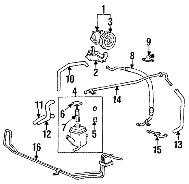 5710034014 - : Power Steering Pump for Hyundai Image
