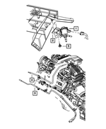52121114AA - Emission Controls: Proportional Purge Solenoid Bracket for Dodge: Ram 1500, Ram 2500, Ram 3500 Image