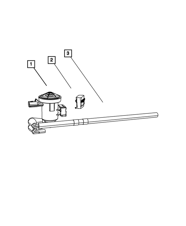 52013246AA - Emission Systems: Solenoid Hose for Mopar Image image