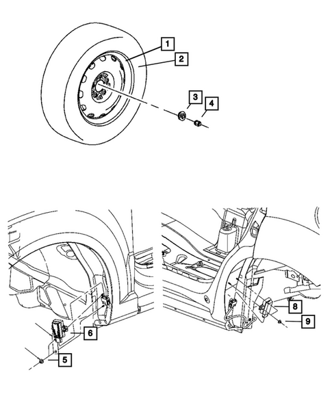 Wheels and Hardware for 2007 Jeep Patriot #0
