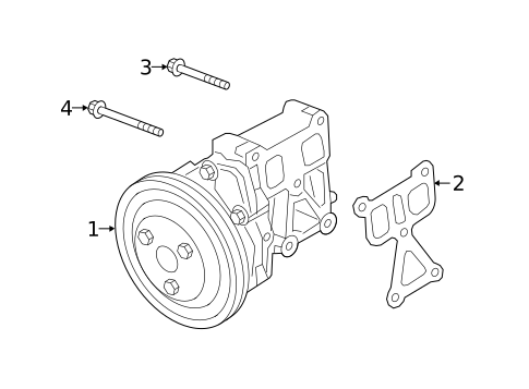 Water Pump for 2022 Mitsubishi Outlander PHEV #0