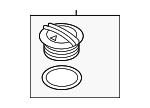 2Q0121321A - Cooling System: Reservoir Cap for Volkswagen Image