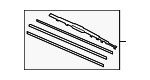 8522204040 - Body: Windshield Wiper Blade (Left, Front) for Toyota: Tacoma Image