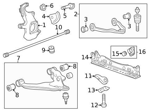Suspension Components for 2025 GMC Sierra 3500 HD #1