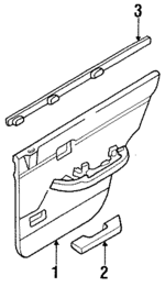 8283401E01 - : Belt Weather-Strip for Nissan Image