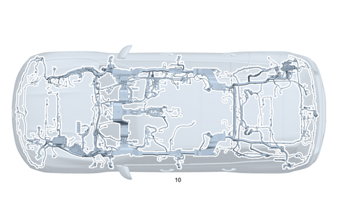 Frame Floor Unit Main Cable Harness for 2023 Mercedes-Benz GLS450 #0