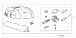 8L20S9V100R1 - Accessory Components: HARDWARE KIT for Honda Image
