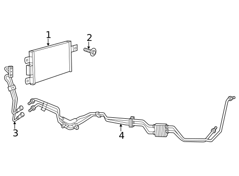Trans Oil Cooler for 2018 Jeep Wrangler JK #0