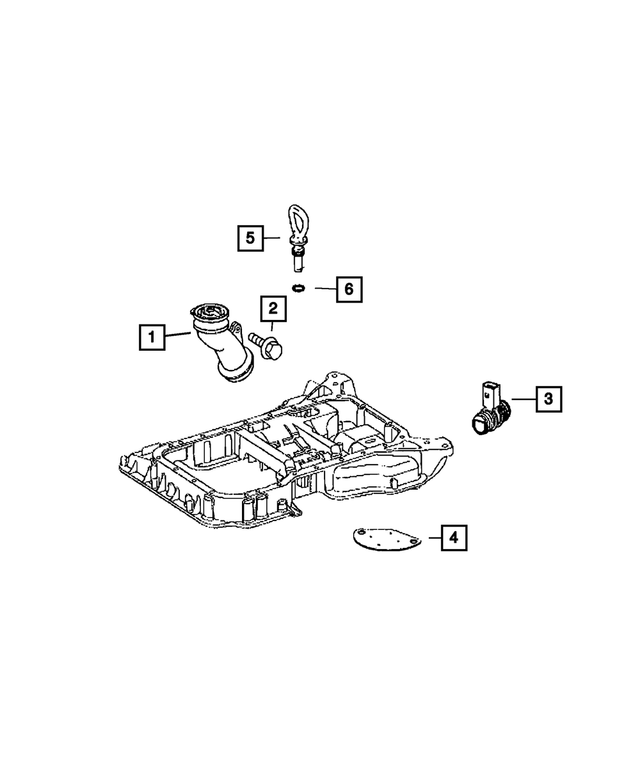 68068228AA - 3.0L Turbo Diesel; Engine: Engine Oil Level Indicator for Dodge: Sprinter 2500, Sprinter 3500 Image