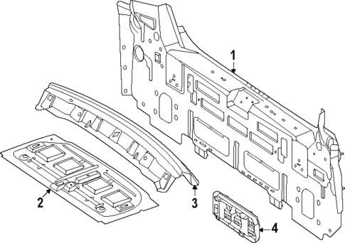 Rear Body for 2023 Mercedes-Benz EQE AMG #0