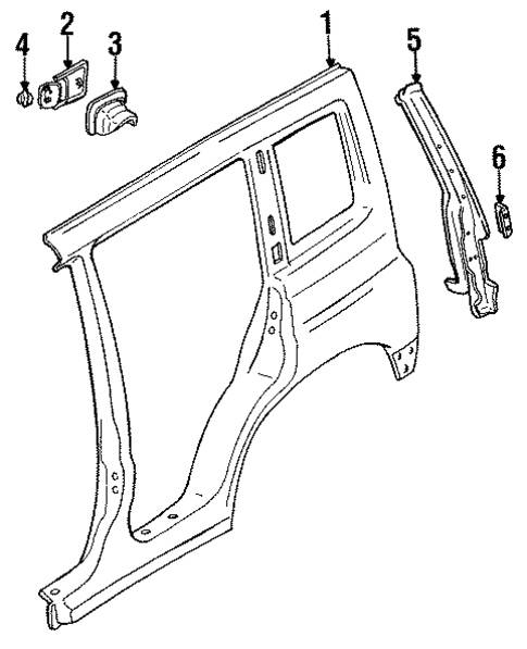 Uniside for 1994 Suzuki Sidekick #0