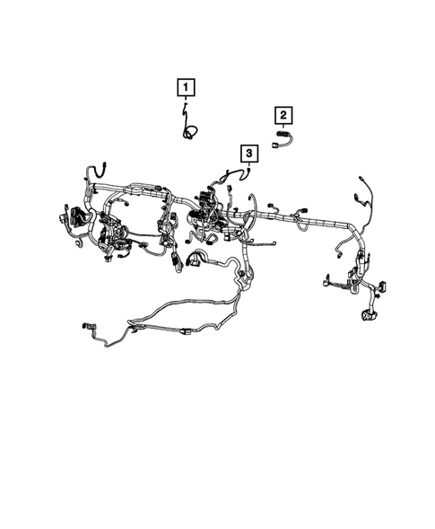 Wiring, Instrument Panel for 2025 Ram 2500 #3