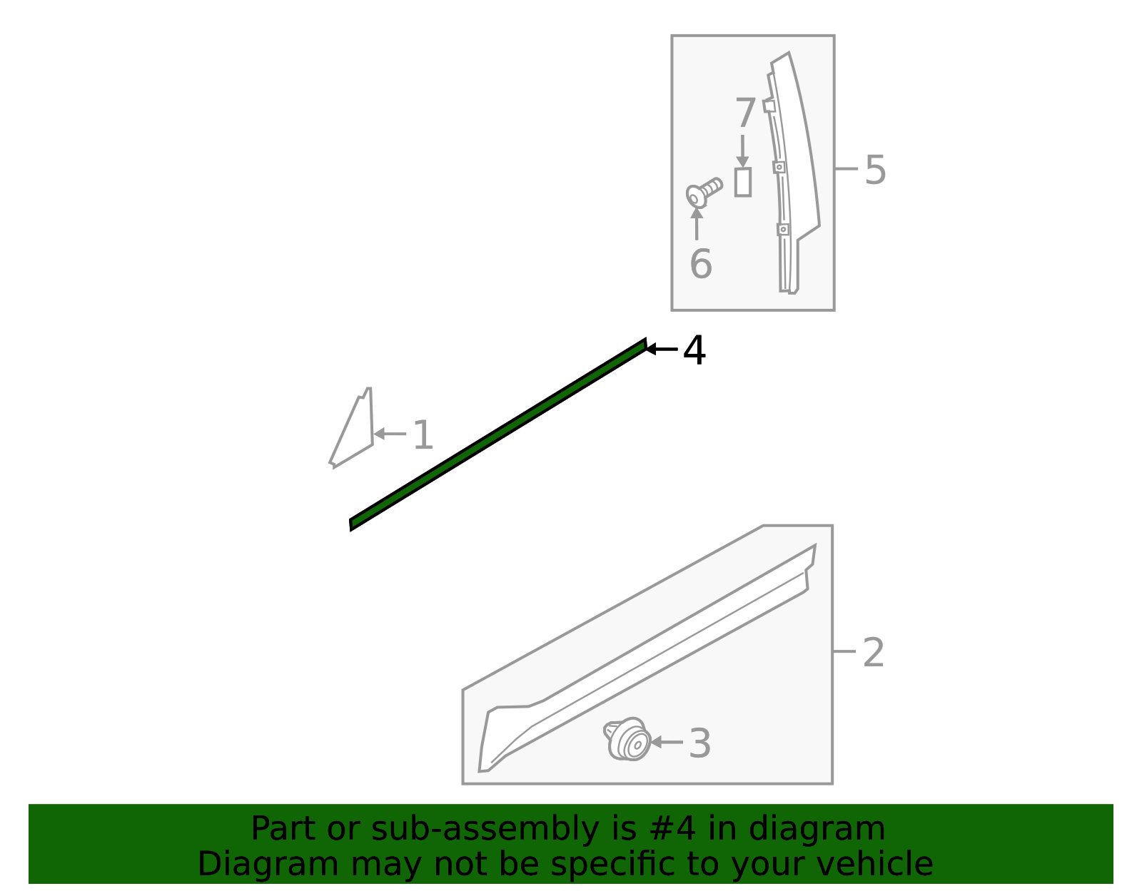2019-2025 Volvo Belt Molding 32229819 | OEM Parts Online