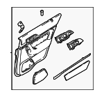 EA5Z5427407BA - Body: Door Trim Panel for Lincoln: MKS Image