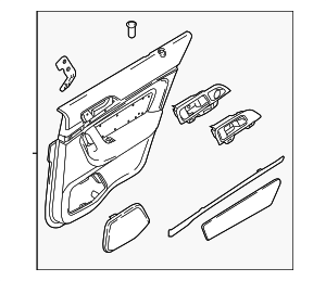 EA5Z5427407CA - : Door Trim Panel for Lincoln: MKS Image