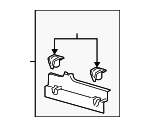 LK4Z61311A59BA - Body: Center Molding for Ford Image