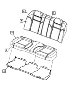 1YE03DX9AA - Interior Trim: Rear Seat Back Cover for Mopar Image