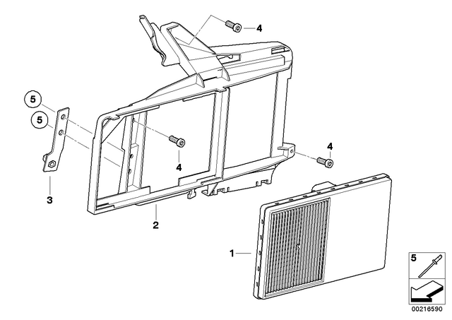 61357686266 - : Bracket, Control Unit     for BMW-Motorrad Image